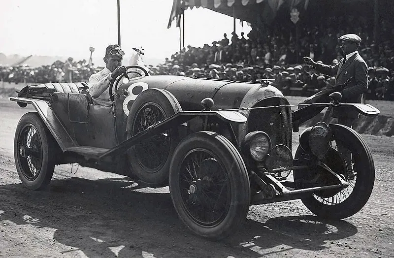 Bentley tijdens de 24 uur van Le Mans, 1924