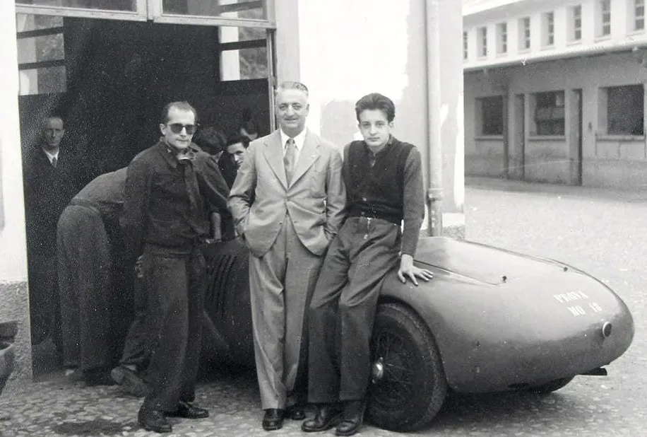 Enzo en Dino Ferrari 1947