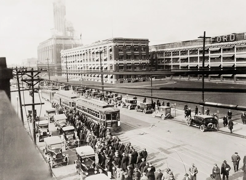 Ford Highland Park-fabriek 1930