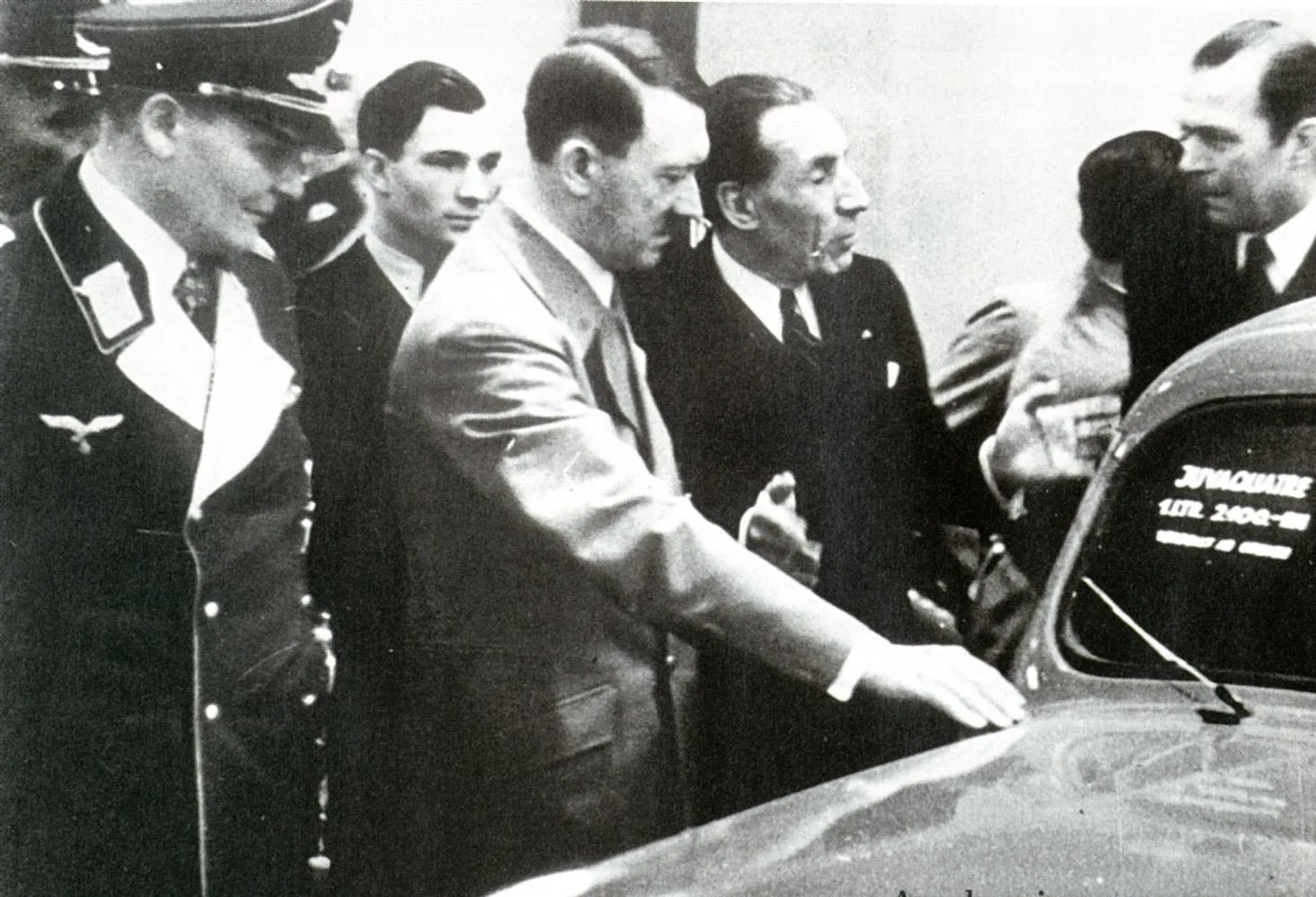 Hermann Göring, Adolf Hitler en Louis Renault - Berlijn 1939