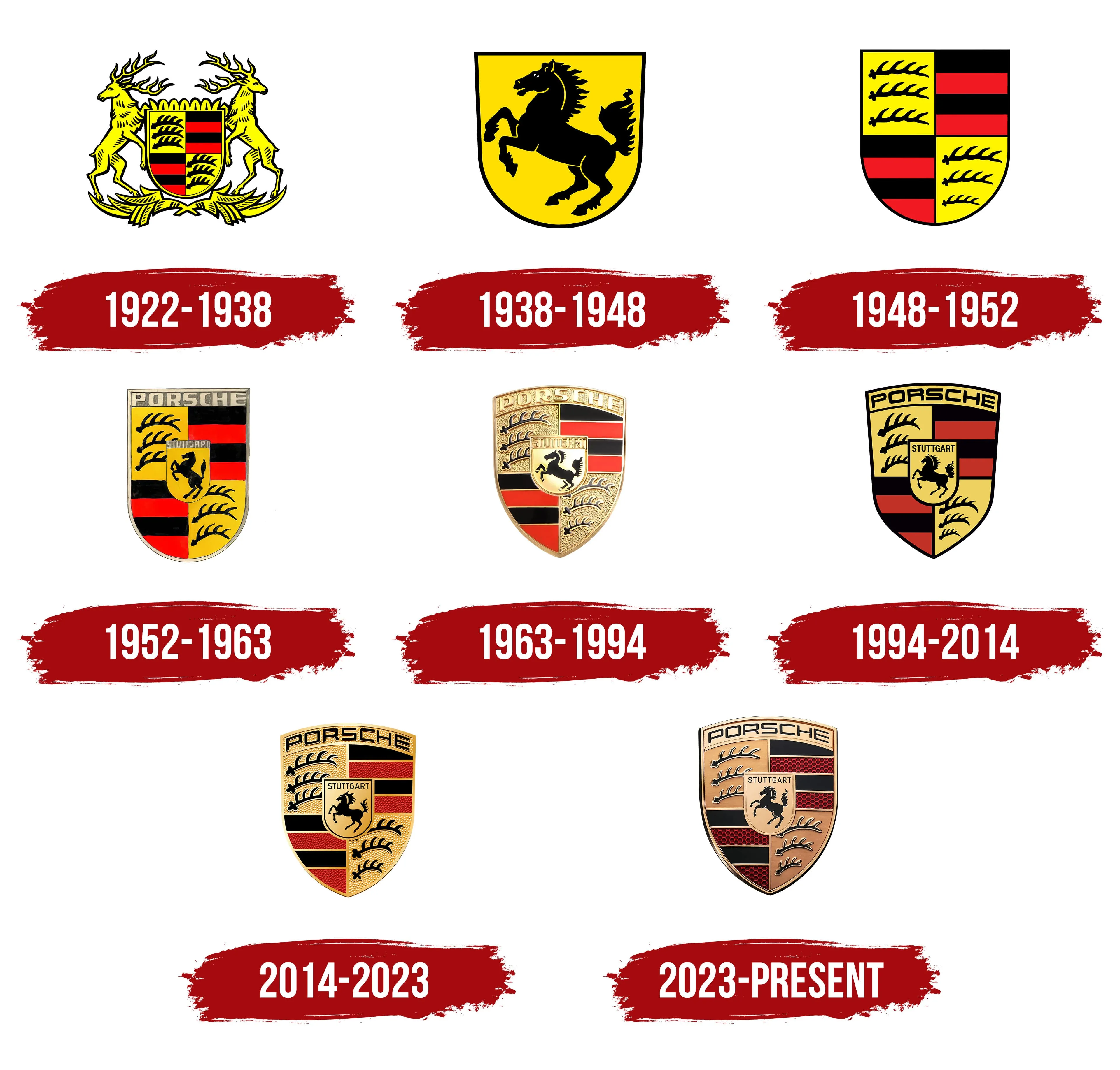 Alle Porsche-logo's